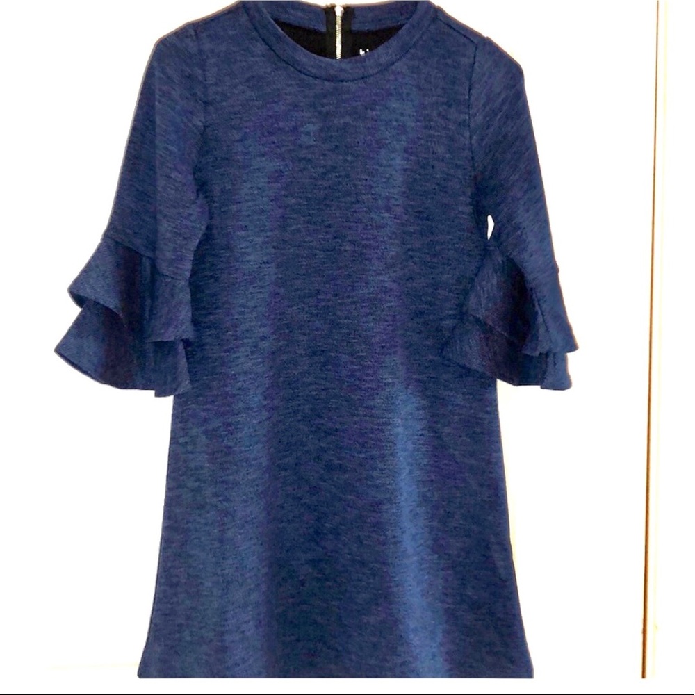 Kidpik Marled Bell Sleeve Dress - XL (14